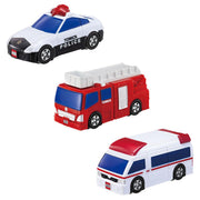 TAKARA TOMY Tomica Kinkyusha Ryodai Shugo! First Tomica Gift Set Mini Car Toy Ages 3 and Up