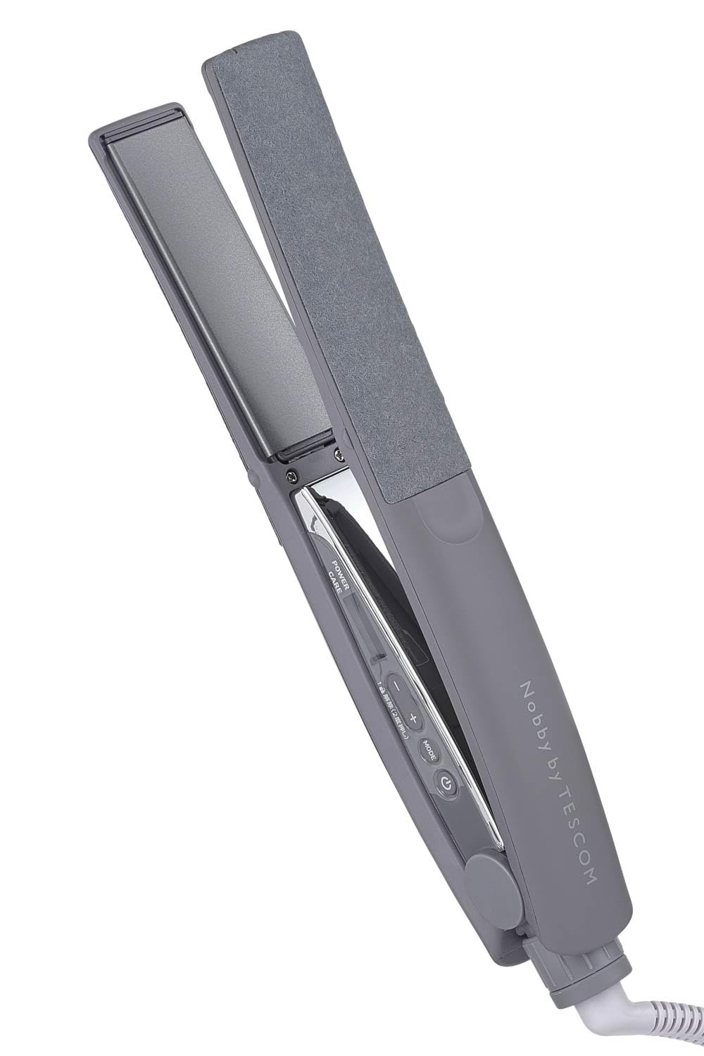 TESCOM Hair Iron Protect Ion 25mm Overseas Compatible Temperature Adjustment/Lock/Memory Function Automatic OFF Open/Close Lock NIS500A Easy Plug Smoky Gray NIS500A-H