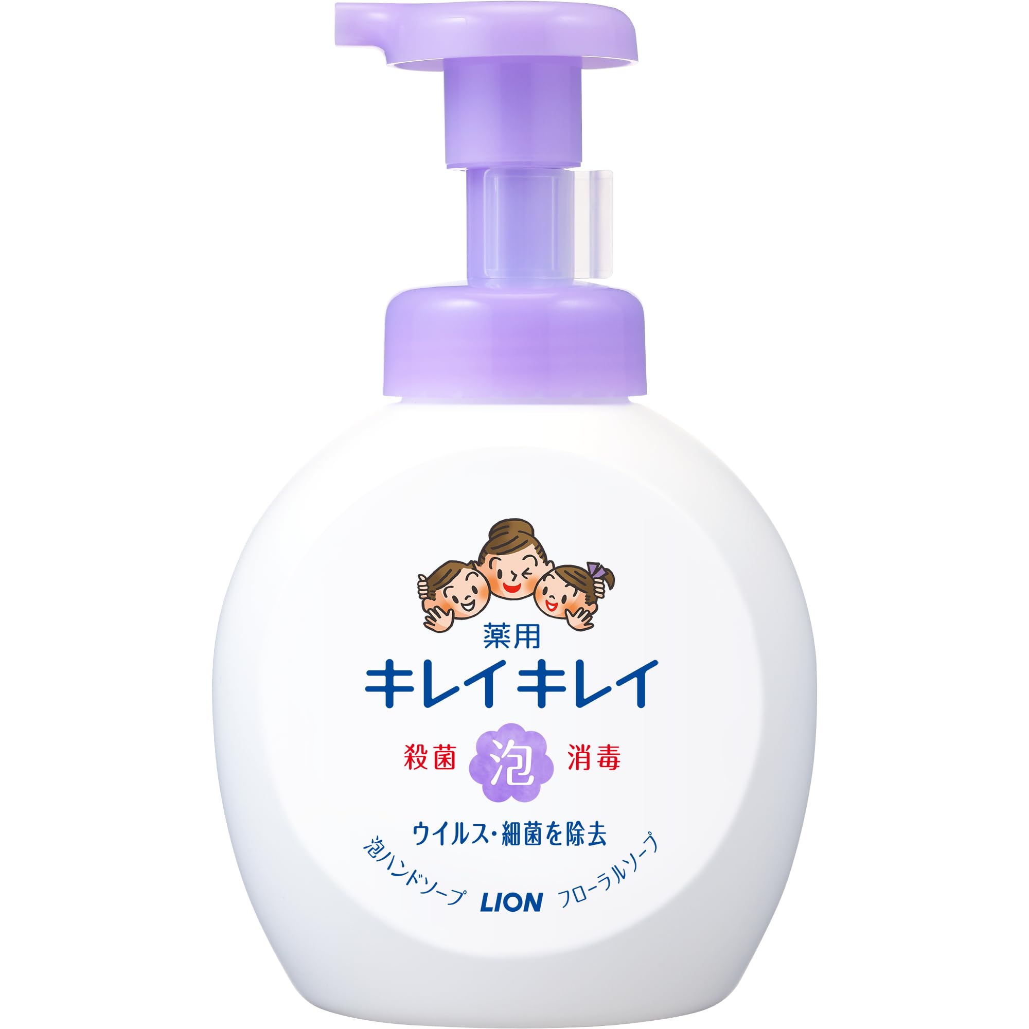 KireiKirei [Quasi-drug] Medicated Foaming Hand Soap, Floral Soap Scent, Large Pump, 500ml, Sterilization