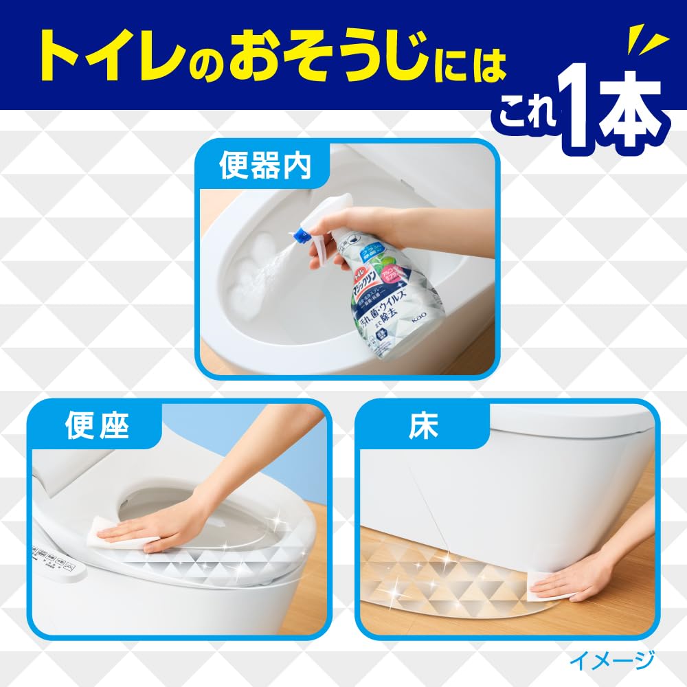 Magiclin Toilet Deodorizing and Cleaning Spray Disinfecting and Antibacterial Body 350ml