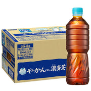 [Food with Functional Claims] Coca-Cola Kettle Dark Barley Tea from Soukenbicha Labelless 600ml PET x 24 bottles [Caffeine-free]