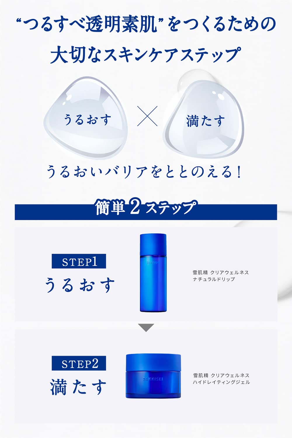 Sekkisei Clear Wellness Natural Drip Lotion Body 200mL 1 piece Colorless