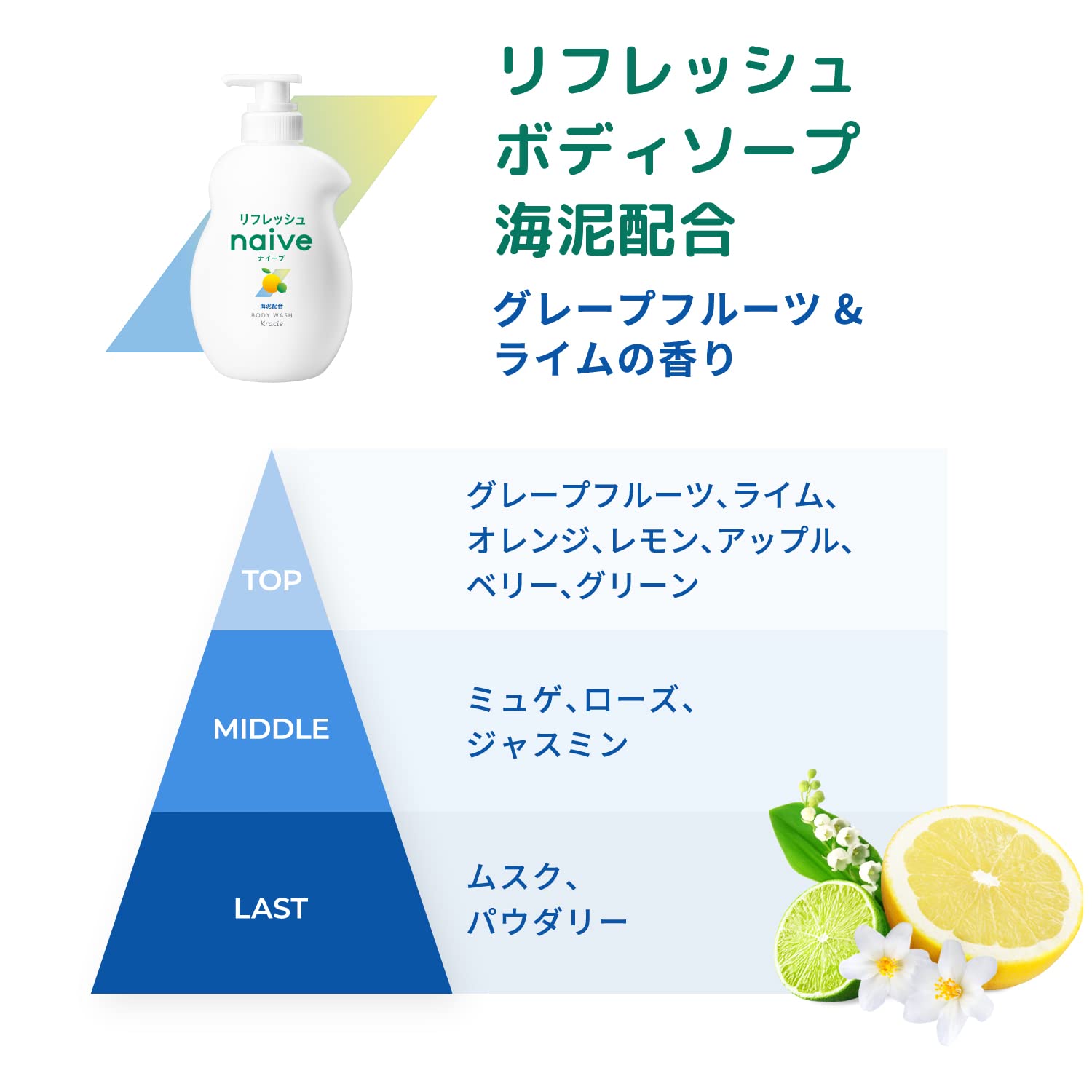 나이브 리프레시 바디 비누 리필용