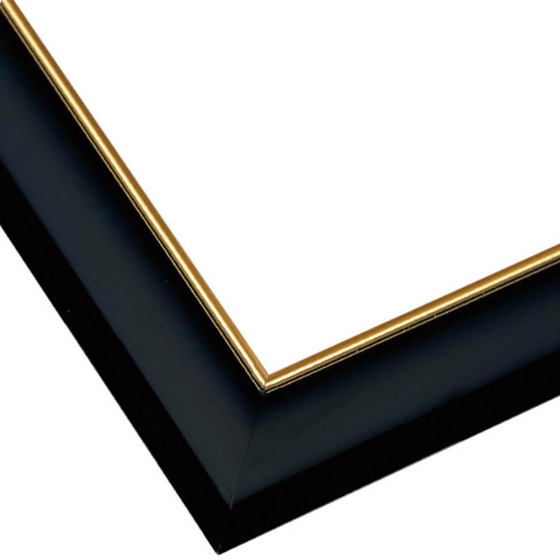 Beverly [Made in Japan] [Wall hanging string included] Puzzle frame with wooden gold molding 51 x 73.5cm (panel No. 10-T) Black (black) [UV protection / no tools required] Gold molding wooden panel jigsaw puzzle frame Picture frame MP107-K