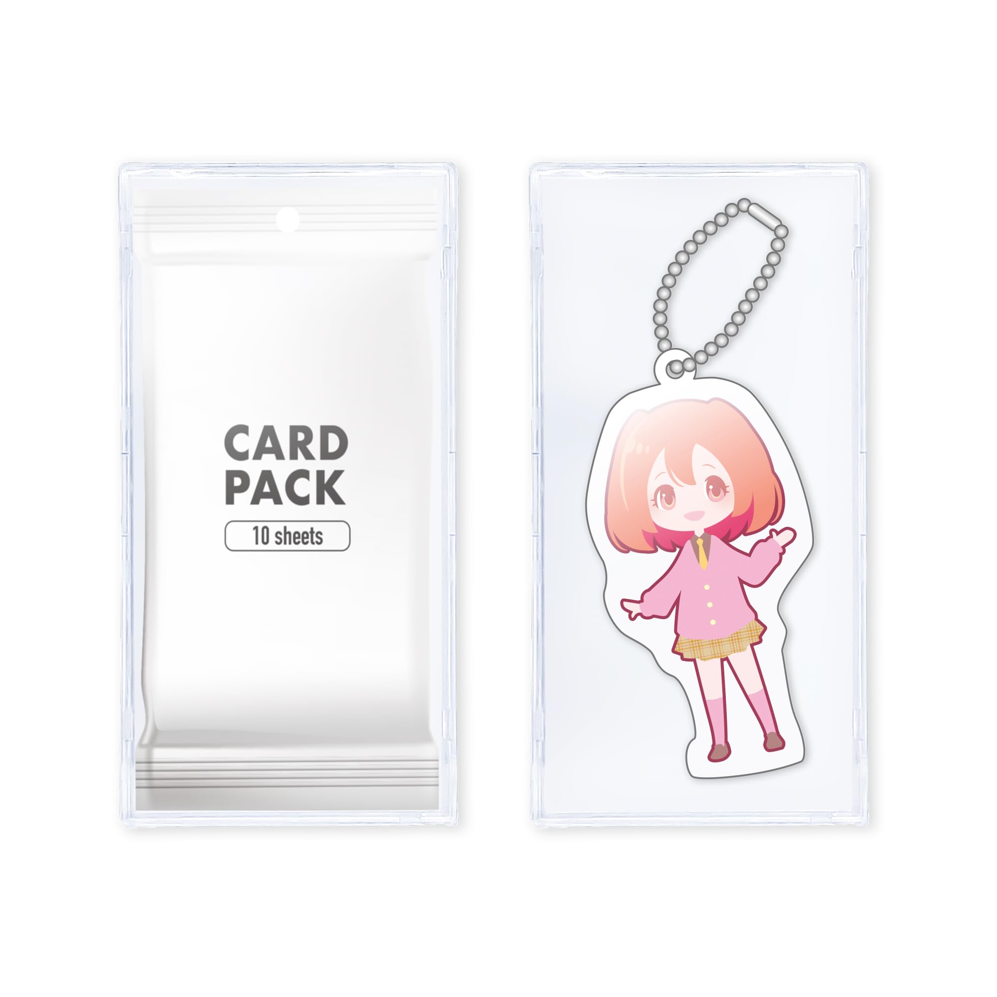Nakatoshi Sangyo Card case for unopened packs, for trading cards and acrylic stands, 10 pieces