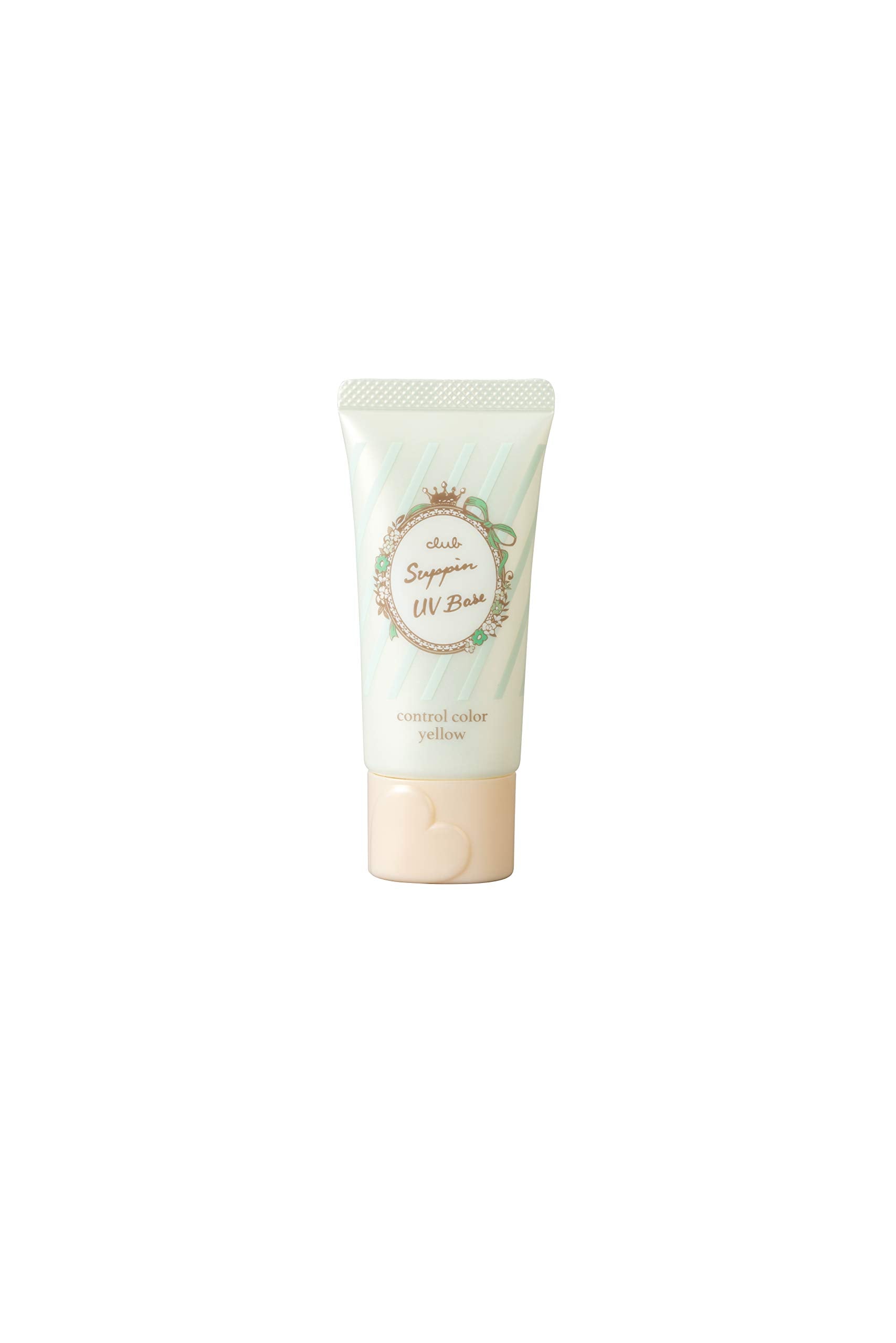 Club No Makeup UV Color Base Yellow Makeup Base White Floral Bouquet Scent 30g