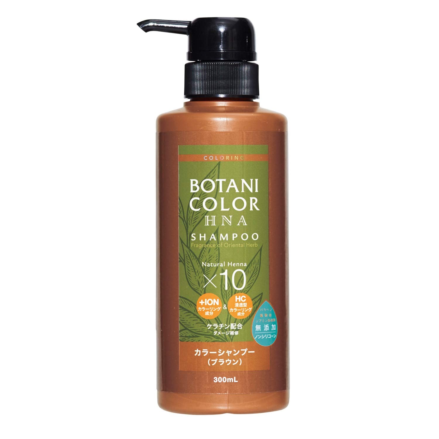 코짓트 모토 보타니컬러 샴푸 펌프식 브라운 300ml