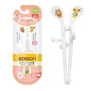 EDISONmama (Edison Mama) Edison Chopsticks Mini 1.5 years old ~ 14cm Right Hand White Training Chopsticks with Case Children's Chopsticks Training Chopsticks Corrective Chopsticks Eating Practice Correct Way to Hold