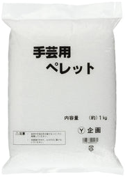 일본 끈 버튼 무역 (Nippon Chuko) 수공예 펠렛 약 1kg 약 3-4mm 화이트 CN5 수공예품 심재 펠릿