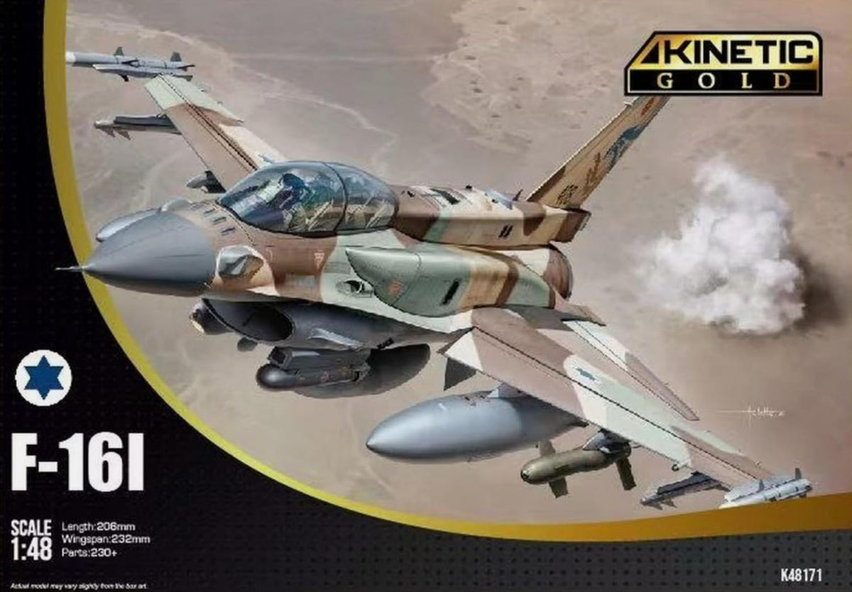 키네틱 1/48 이스라엘 F-16I 수퍼 플라스틱 모델 KNE48171