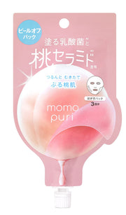 Momopuri Fresh Peel Off Pack 20mL Pack Peel Off Pack Peel Off Pack Exfoliation Care Dull Care Transparency Plump and Pure Peach Glossy Skin