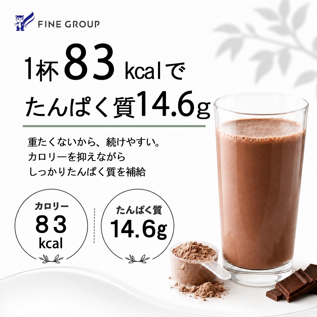 파인 (FINE JAPAN) 파인 프로 유청 단백질 100 초콜릿 맛 아미노산 스코어 100 국내 생산 1012g