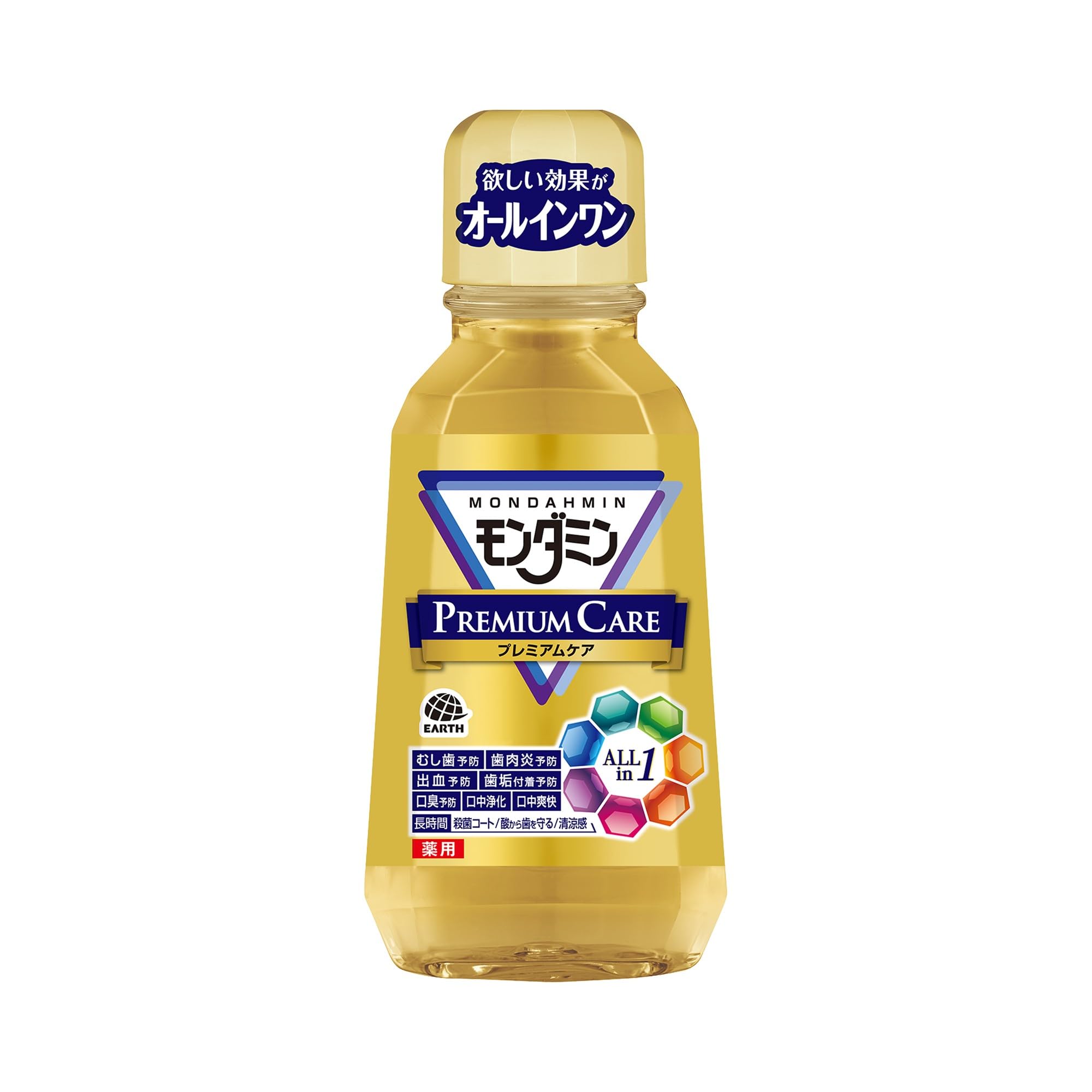 몬다민 프리미엄 케어 마우스 워시 세구액 구취 케어 충치 예방 치은염 예방 의약 부외품 380mL