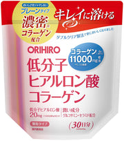 Orihiro Low Molecular Hyaluronic Acid Collagen Bag Type 180g Glucosamine Ceramide