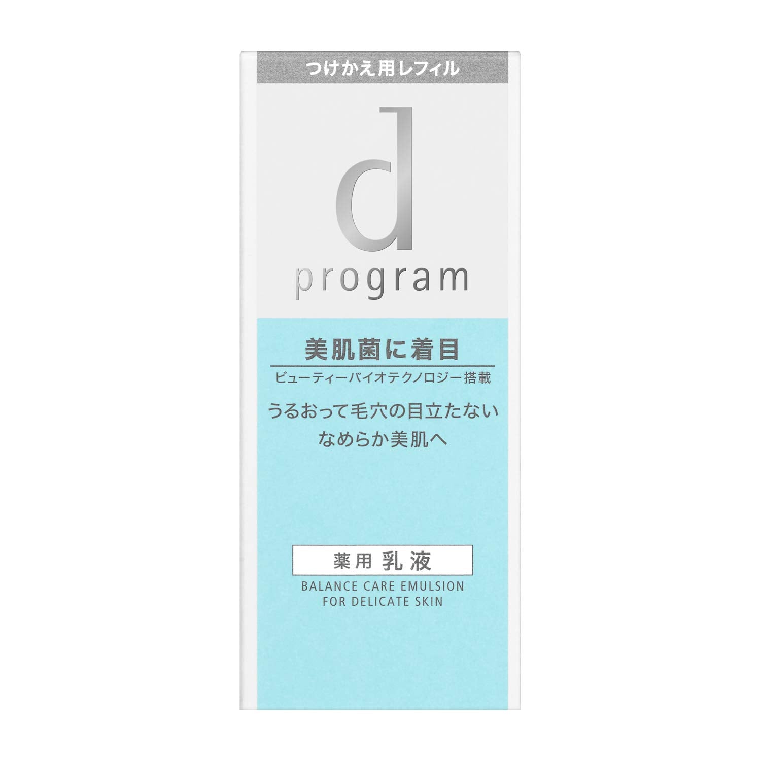 d Program Balance Care Emulsion MB Emulsion Refill [Quasi-drug] For sensitive skin, for noticeable pores, 100mL