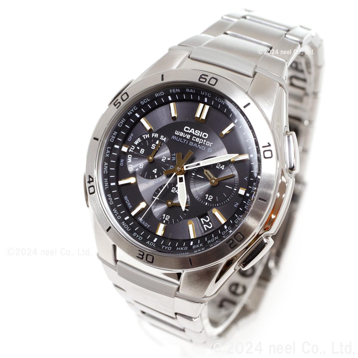 [Casio] Wave Ceptor Watch [Domestic Genuine Product] Radio Solar WVQ-M410DE-1A3JF Men's Silver