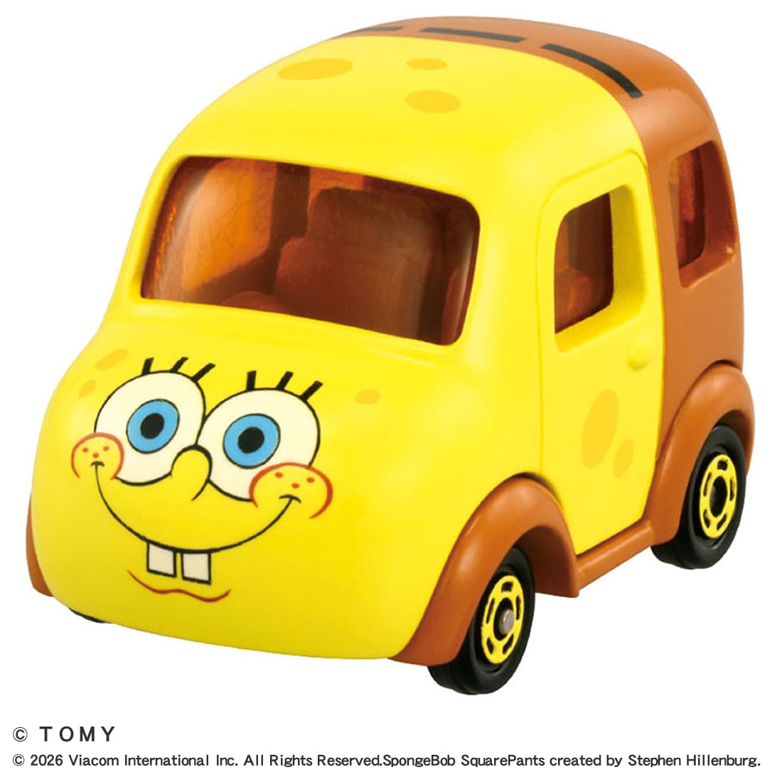 TAKARA TOMY Tomica Dream Tomica No.165 SpongeBob Mini Car Toy Ages 3+