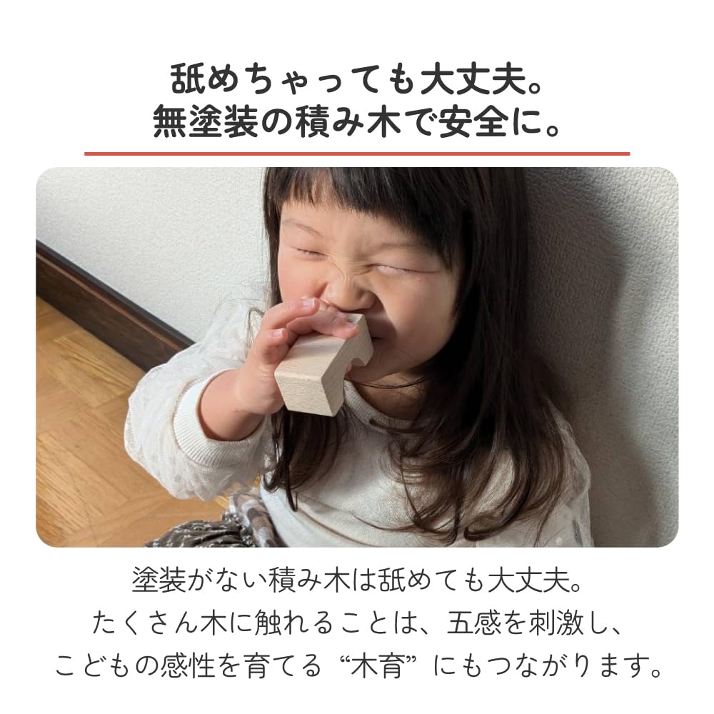 사카이 산업 군상 하치만의 구루마 첨부 일본제 츠미키 | 48 피스 대상 연령 18개월 1세 반 목제 쌓기