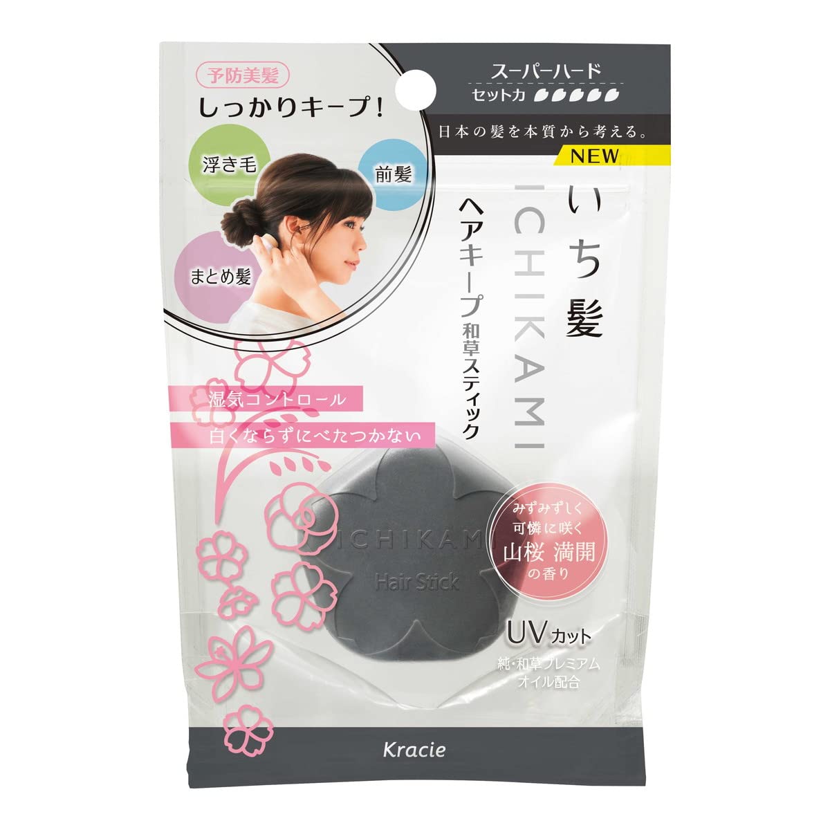 Ichikami Hair Keep Japanese Herb Stick (Super Hard) x 2 Piece Set 13g (x 2)