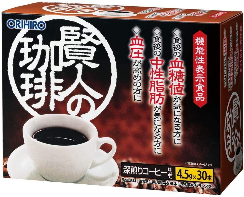 [3 boxes] Orihiro Kennin's Coffee (coffee) Isomaltodextrin GABA combination 30 bottles x 3 boxes (4571157256962-3)