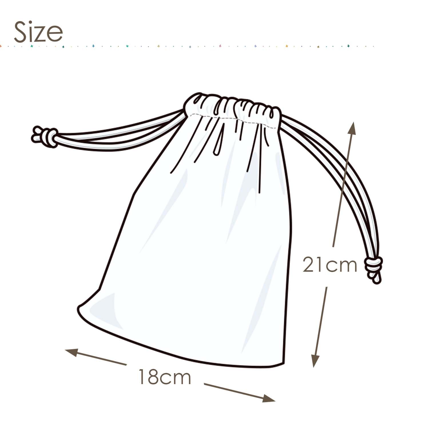 J's Planning Kobitozukan Drawstring Purse H21 x W18cm FRK966