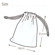 J's Planning Kobitozukan Drawstring Purse H21 x W18cm FRK966