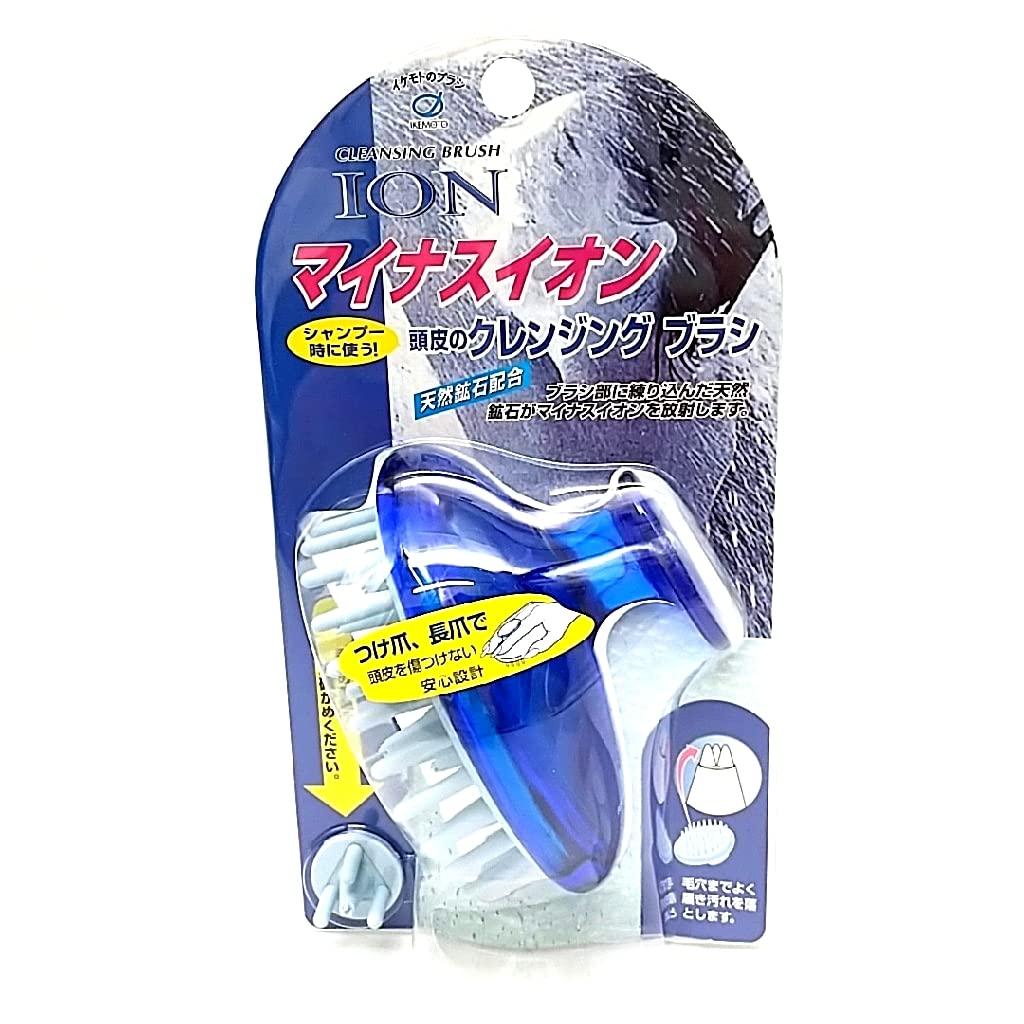 Negative ion cleansing brush