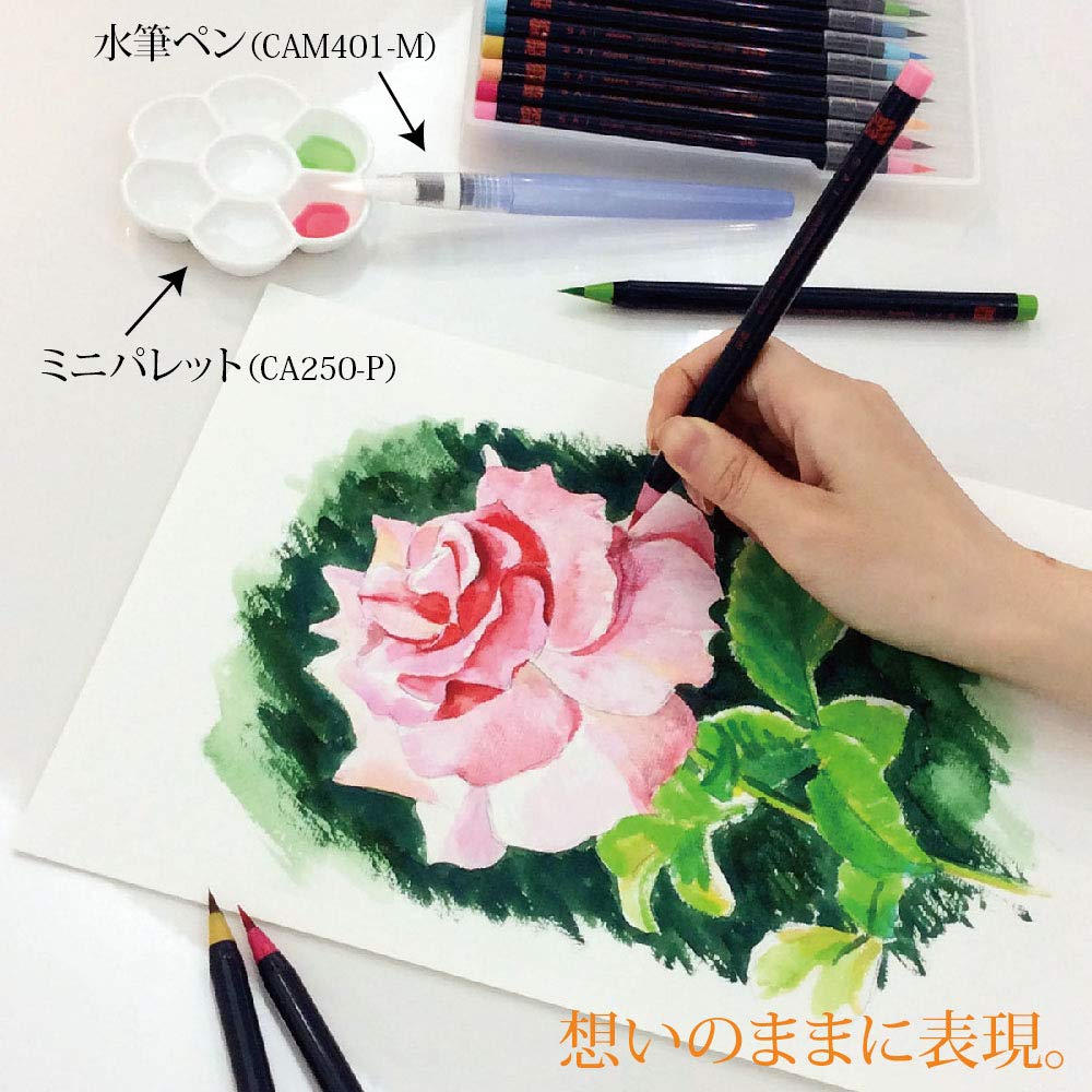 Watercolor brush Aya 20 color set
