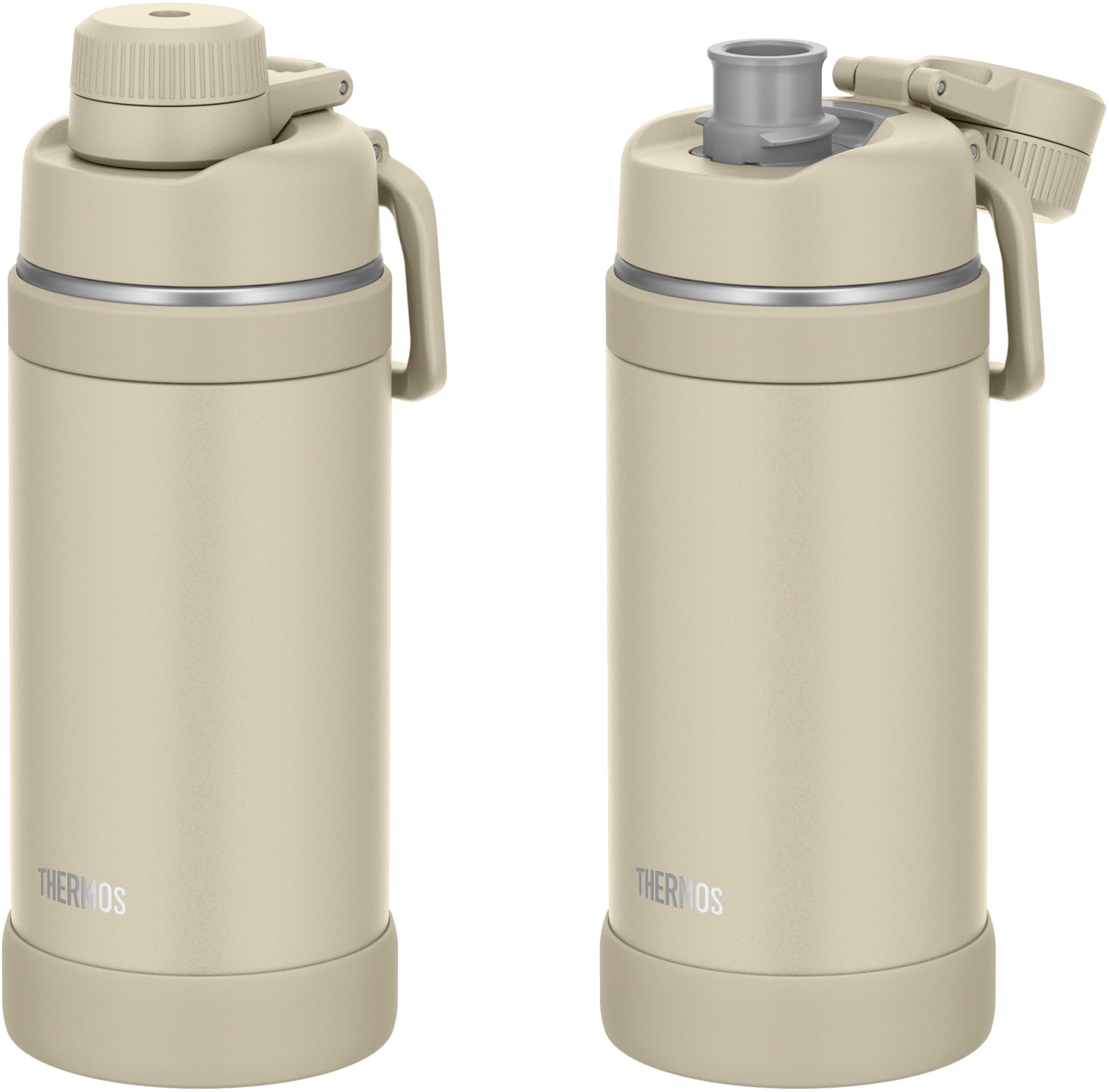 [With handle/dishwasher safe] Thermos water bottle, vacuum insulated sports bottle, 750ml, sandwich, convenient carry loop, direct drinking, removable spout for easy cleaning, cold storage only FJU-750 SND