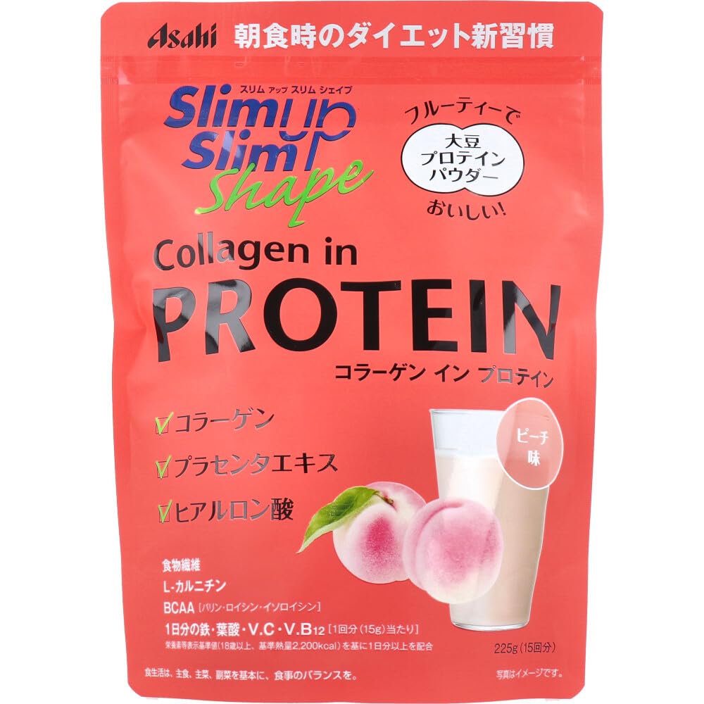 Slim Up Slim Shape Collagen in Protein 225g Powder Asahi Group Foods