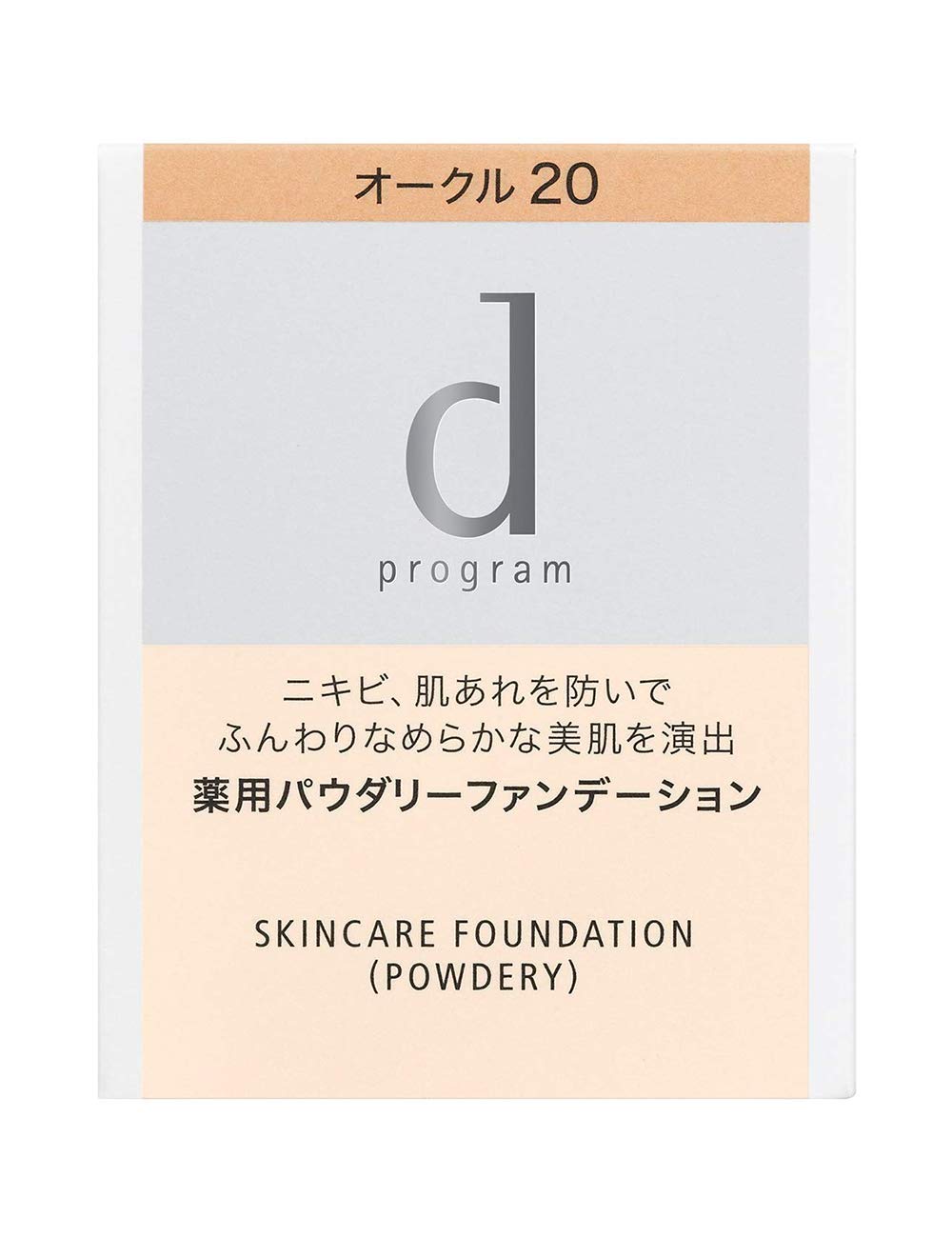 d Program Medicated Skin Care Foundation Powder Ocher 20 Refill 10,5g [Quasi-thuốc]