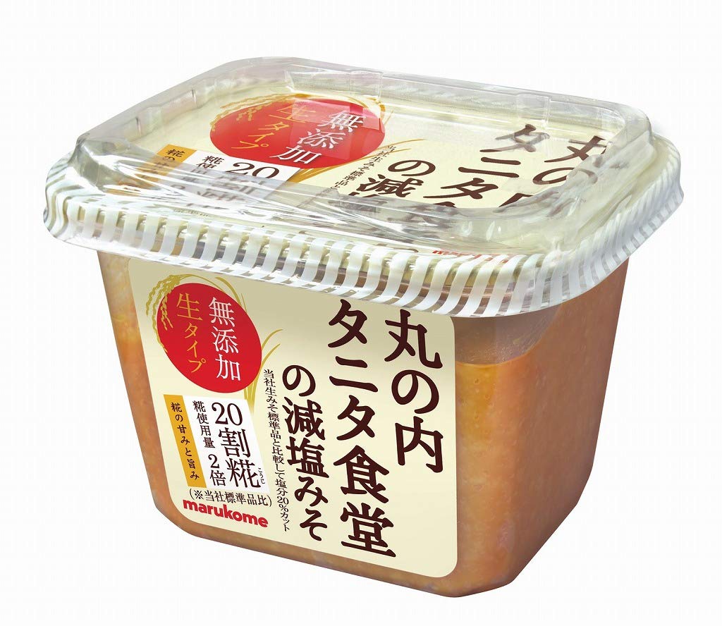 Marukome Marunouchi Tanita Shokudo low-sodium raw miso 325g x 10 pieces