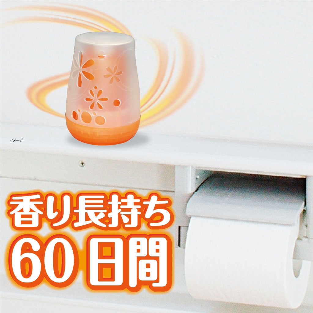 사와데 기분 깨끗이 레몬의 향기 소취 방향제 화장실용 본체 140g