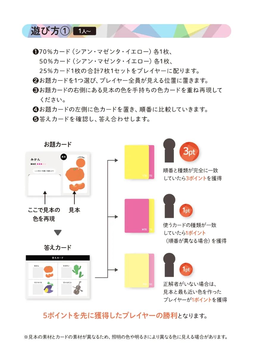 【色彩感×再现力】4色7张卡片重叠，创造出新的颜色！ 新感觉棋盘游戏“重叠颜色游戏新装版”