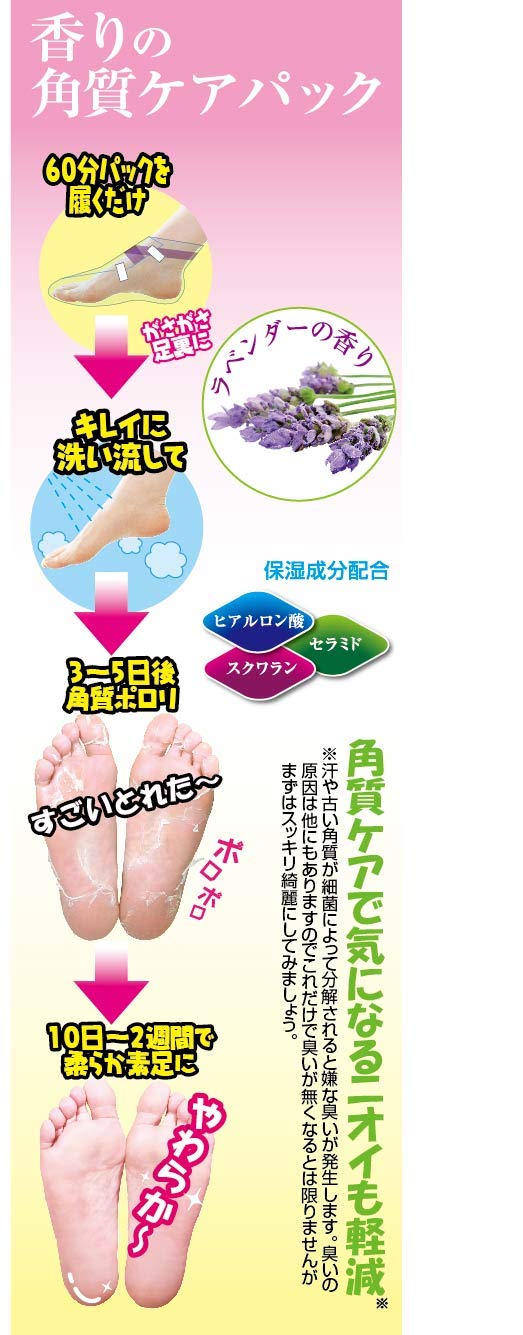 Tokyo Kikaku Sales Toplan Foot Care Pack Lavender Scent 25ml per foot x 2 pieces