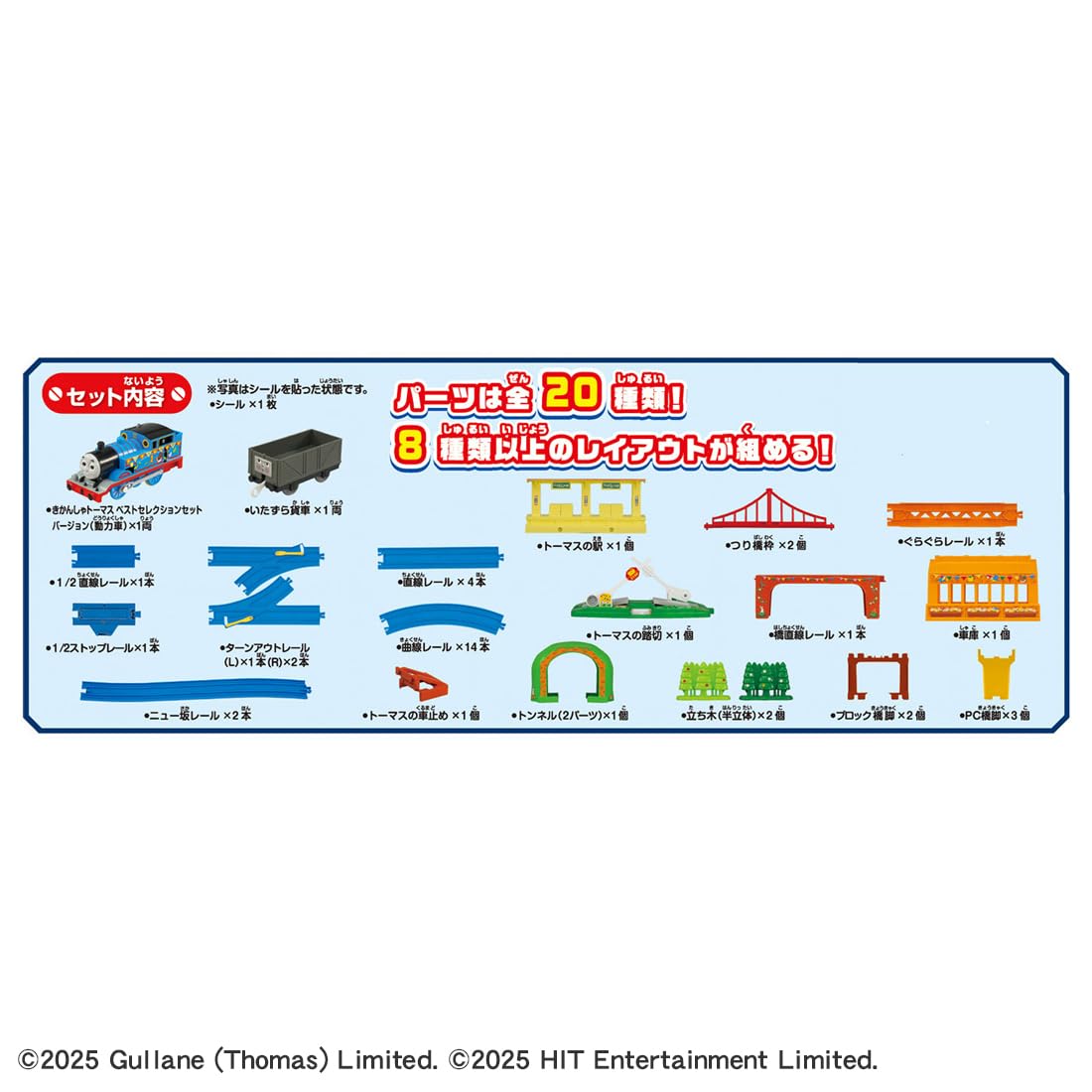 TAKARA TOMY Welcome to the world of Plarail Thomas! Best Selection Set Train Train Toy Ages 3+