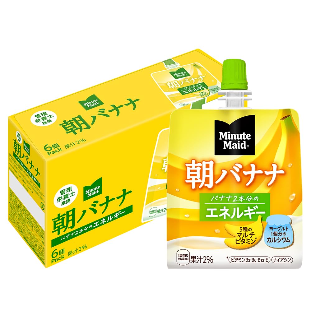 Coca-Cola Minute Maid Morning Banana Jelly túi 180ml x 6