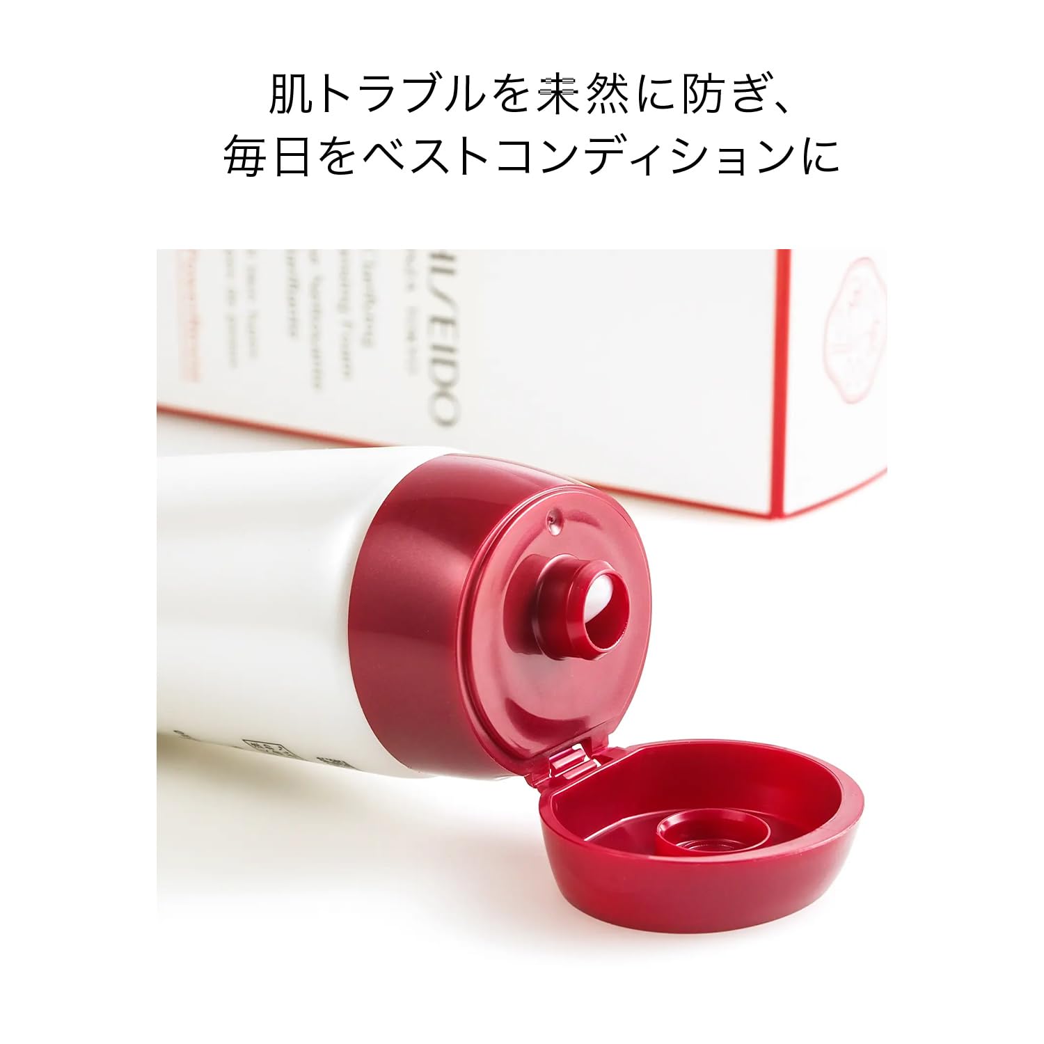 SHISEIDO Skin Care Clarifying Cleansing Foam 125g | Face wash/soap | Foam form | Refreshing green floral scent | Transparent texture | Shiseido