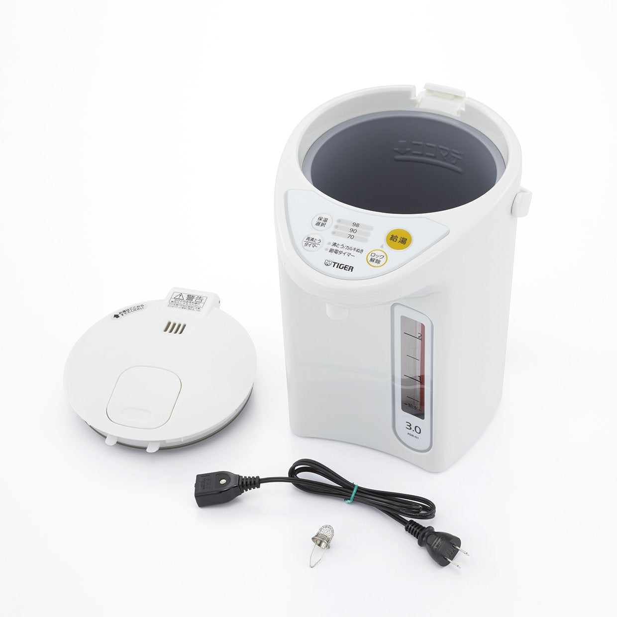Tiger Thermos Microcomputer Electric Pot 3L White PDR-G301-W Tiger