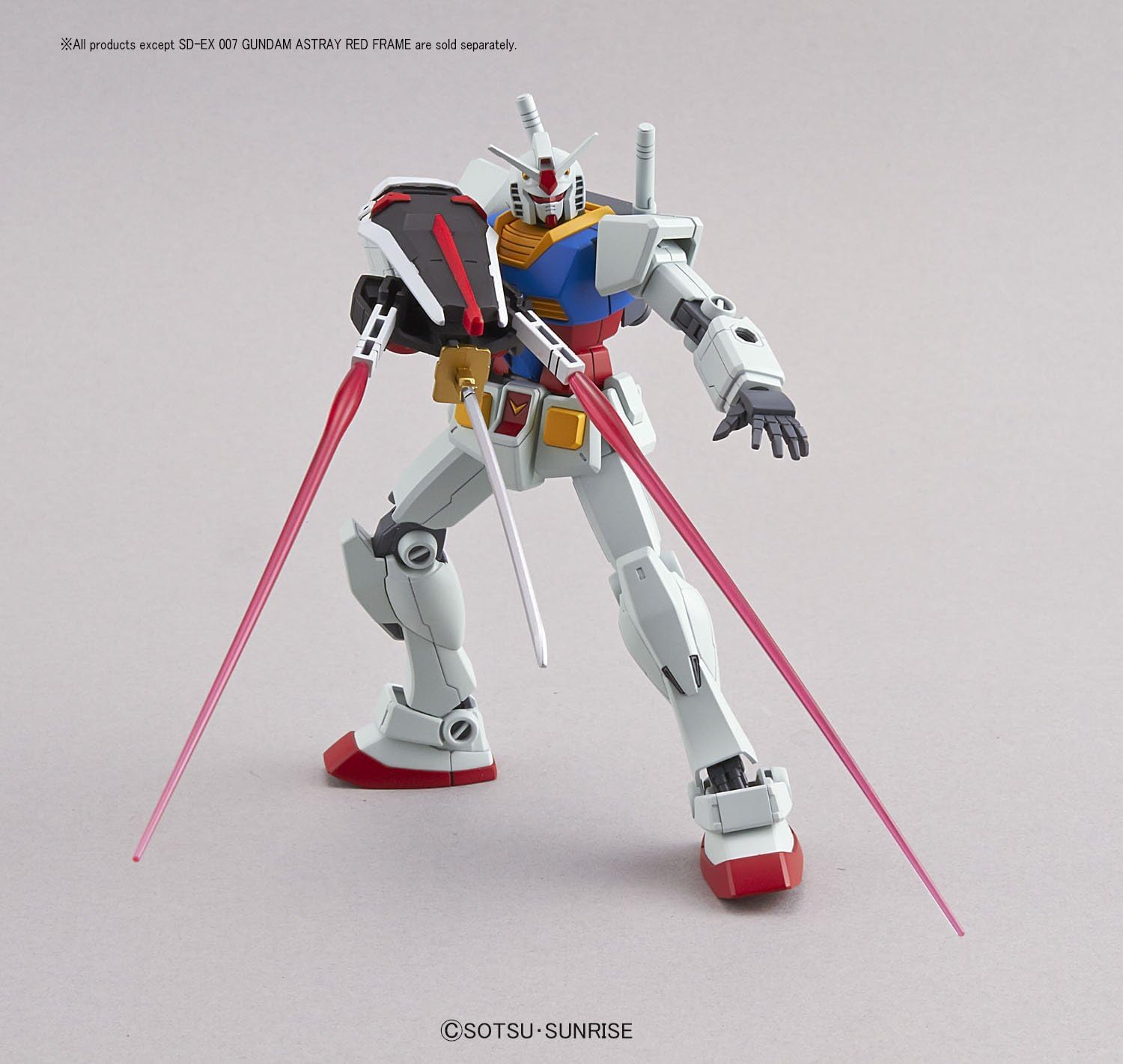 SD Gundam EX Standard 007 Mobile Suit Gundam SEED ASTRAY Astray Red Frame Color-coded Plastic Model