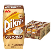 Picnic cafe au lait paper pack 200ml 24 bottles cafe latte drink coffee room temperature storage Morinaga Milk