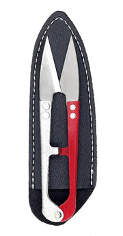 Sanka Thread Cutting Scissors with Protective Cover, Sharp Sharpness, Craft Scissors, Embroidery, Sewing, Cutting Shears, Thread Cutting Scissors, Set of 1