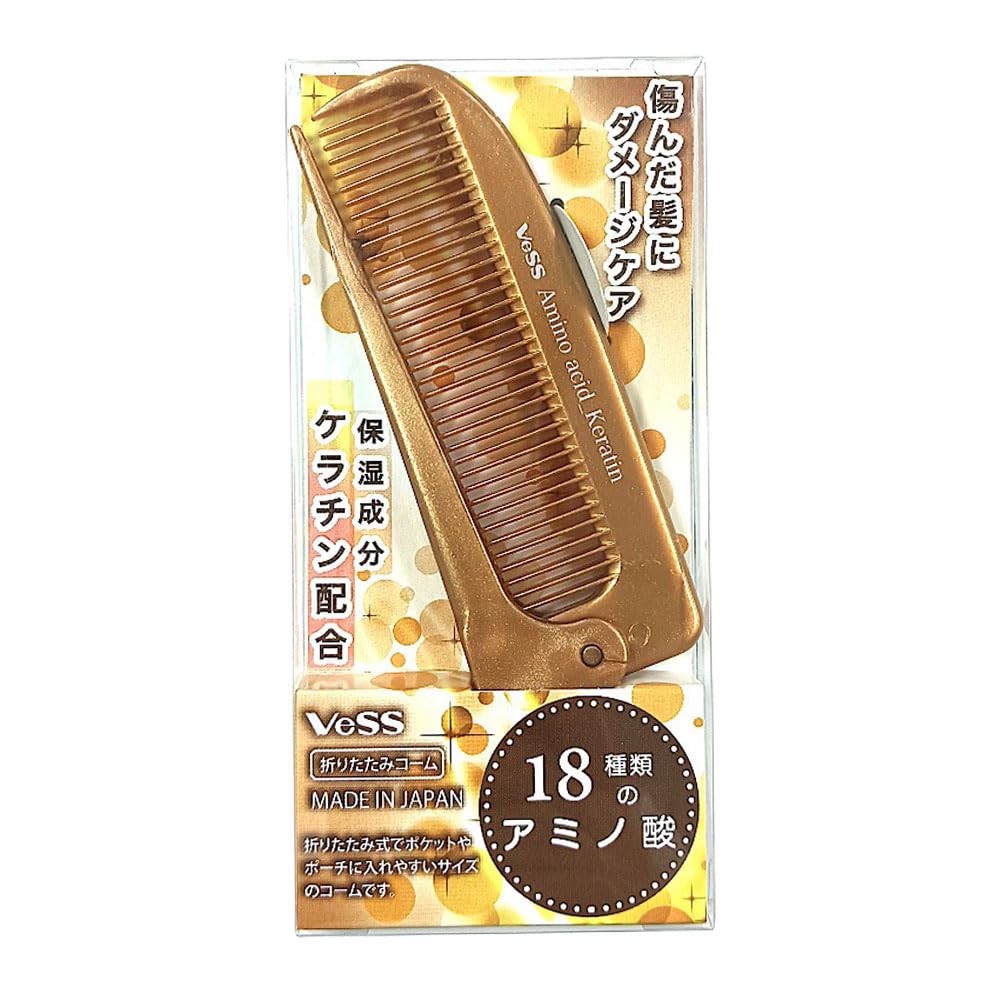 Beth Amino Acid (Contains Keratin) Folding Comb AKJ-500 (1 pc)