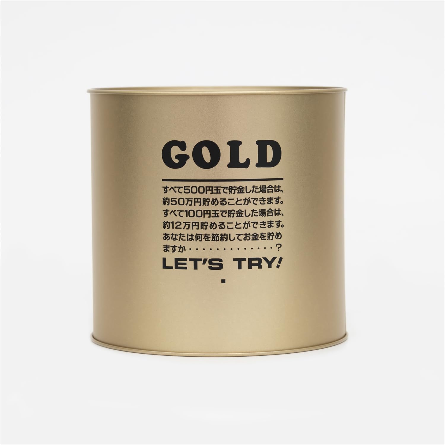 토이박스 메탈뱅크 50만엔 골드 합금강 13.8x13.8x13.8cm ‎569G