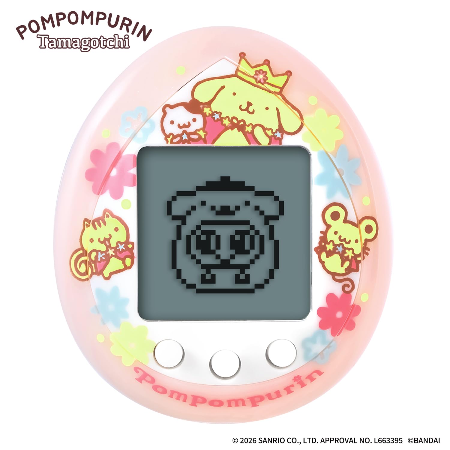 [BANDAI] POMPOMPURIN Tamagotchi Magical Pink ver. Ages 6 and up Sanrio Characters