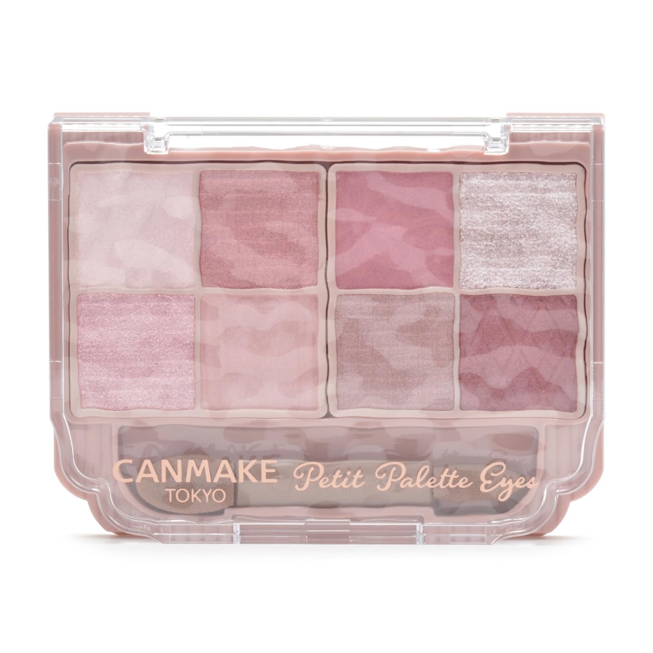 Canmake Petit Palette Eyes 03 Mignonne Ribbon 2.0g Eyeshadow Palette with Tip Pink