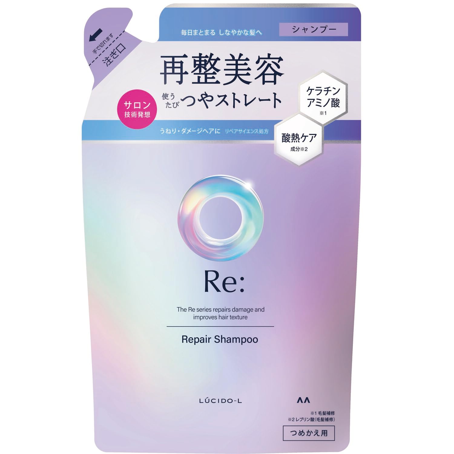 LUCIDO-L Repair Shampoo Refill [Reconditioning Beauty] [Damage Repair] Osmanthus x Grapefruit Scent 300ml