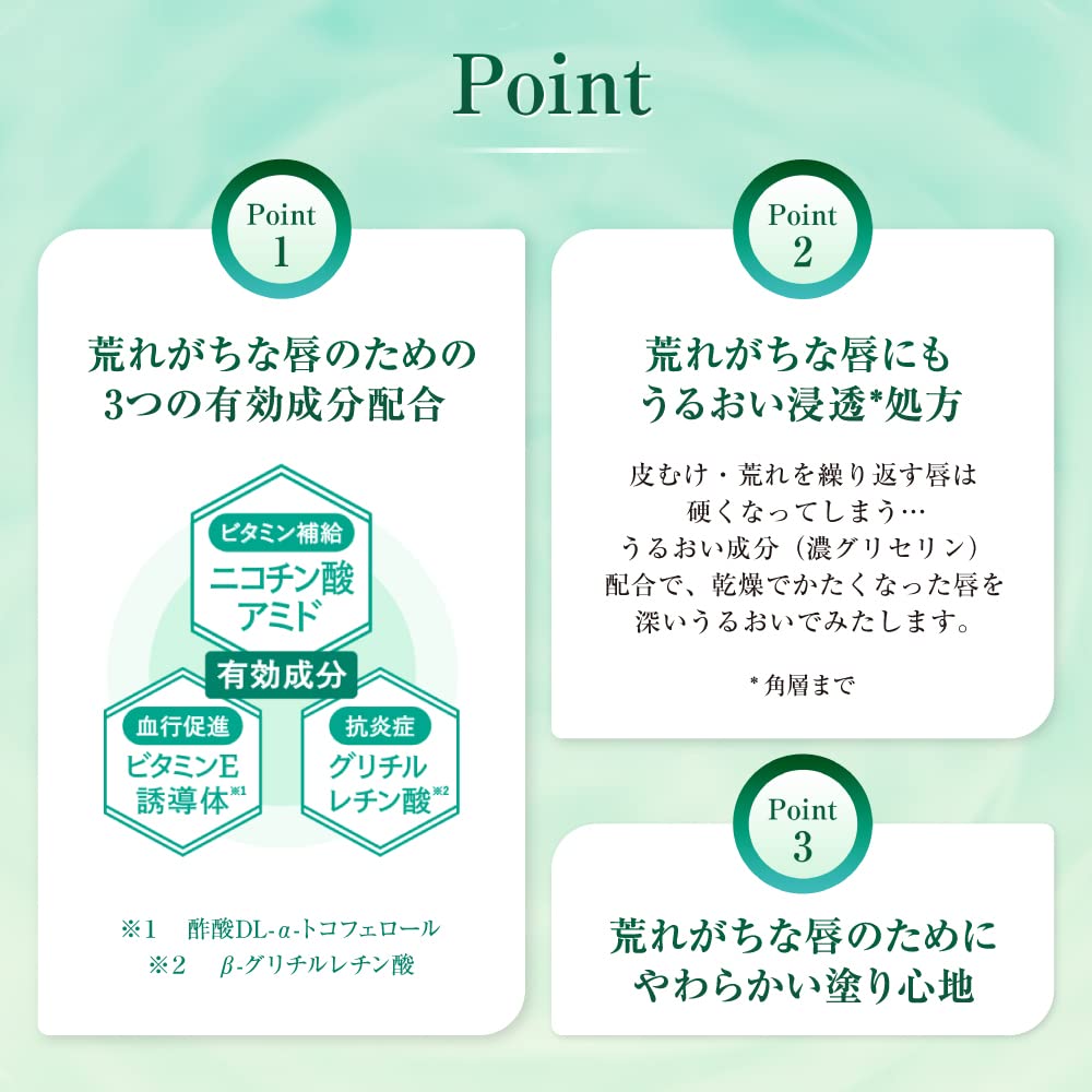 [ยากึ่ง] Mentholatum Medicated Lip Repair One Unscented 2.3g (Rough Intensive Repair Nicotinamide Vitamin E Derivative)