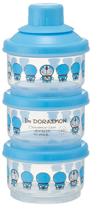 Skater Storage Container Subdivided Powdered Milk Container Milk Case 100ml 3 Pieces I'm Doraemon Sanrio CJN1M