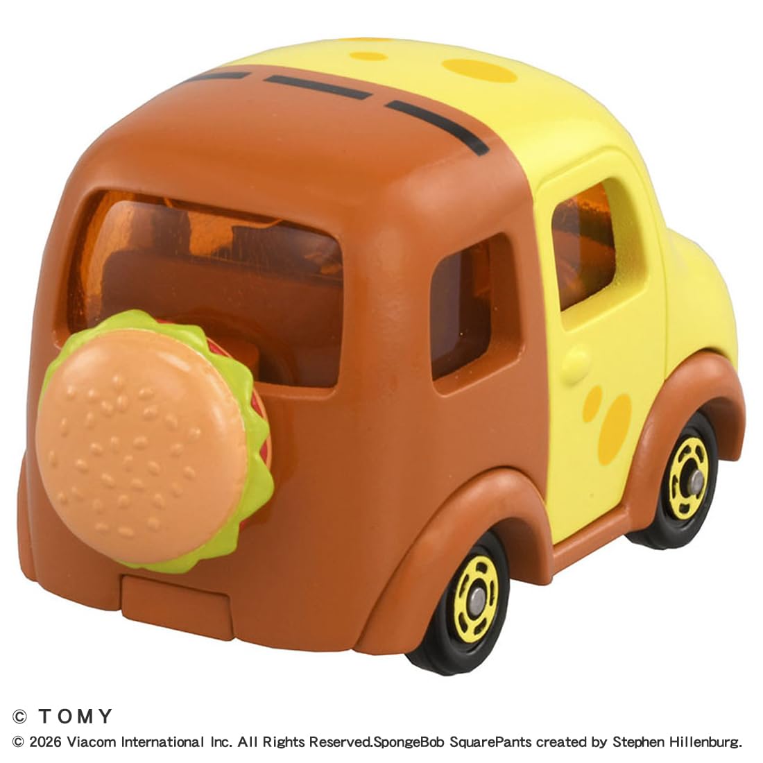 TAKARA TOMY Tomica Dream Tomica No.165 SpongeBob Mini Car Toy Ages 3+